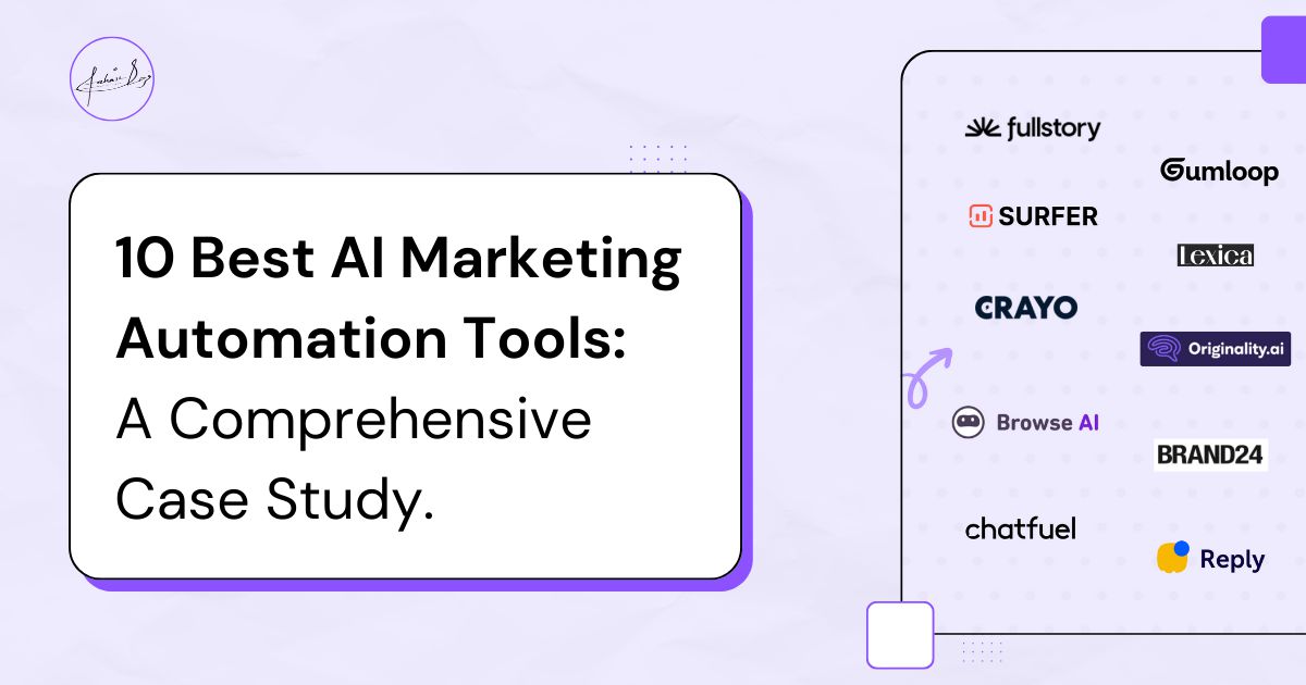 10 Best AI Marketing Automation Tools You can Rely Upon to Ace the Dashboard Derby